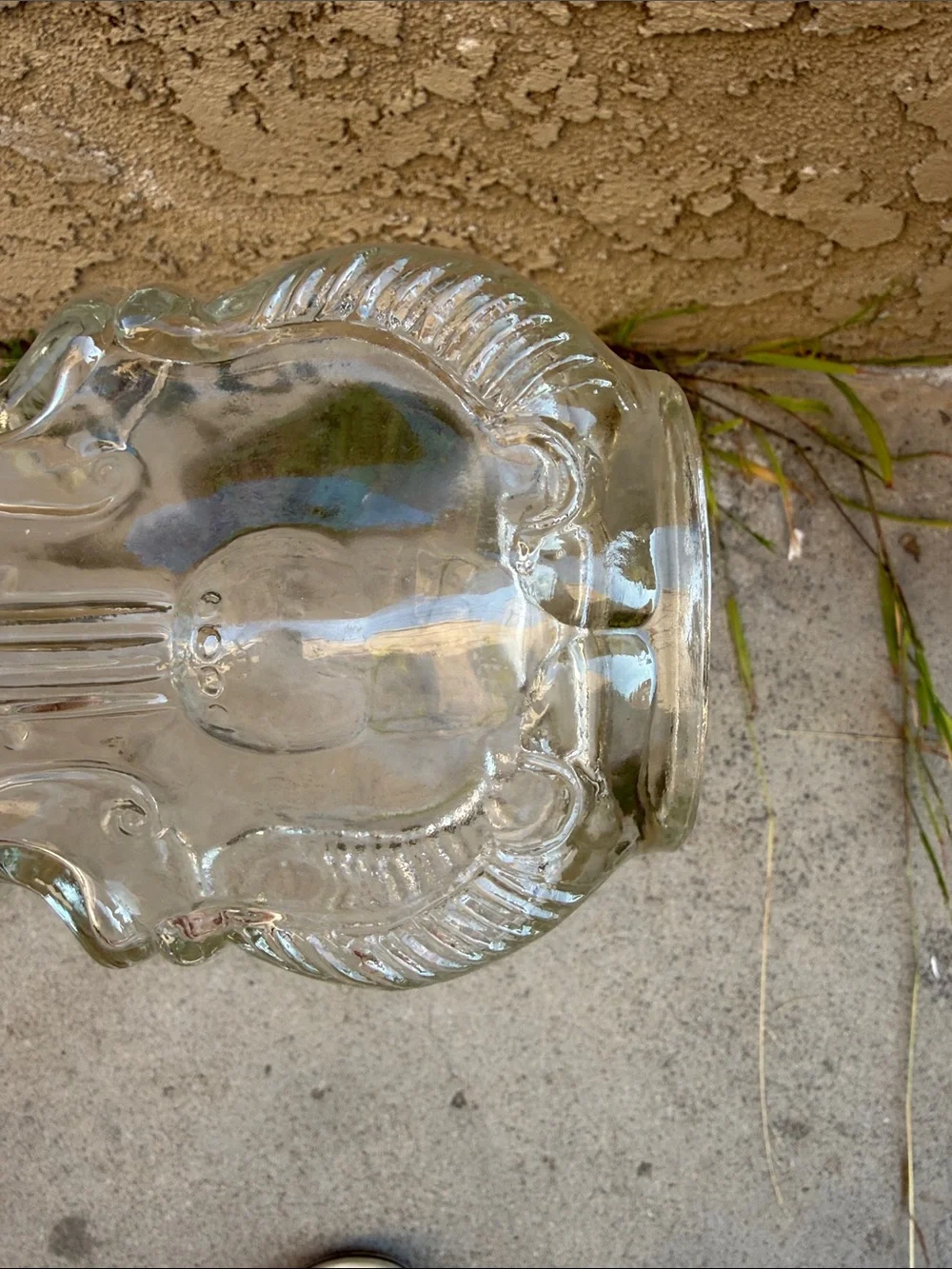 Vintage Clear Decorative Glass Violin Bottle - Picture 4 of 7